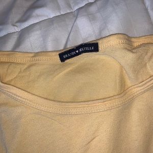 yellow brandy melville tee